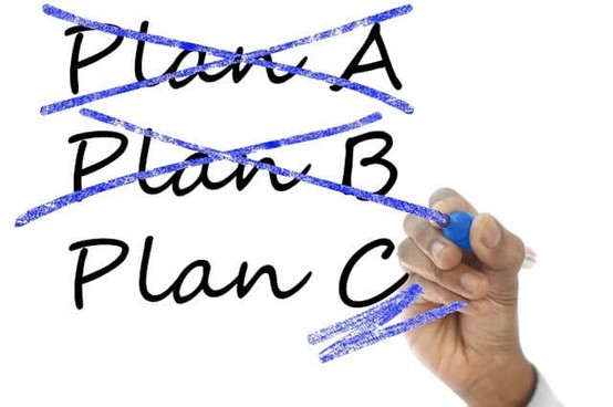 plan a et plan b barrés